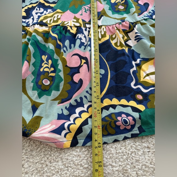 BODEN Sz 8 Tabitha Tiered Jersey Dress Colorful Like New - Picture 13 of 15